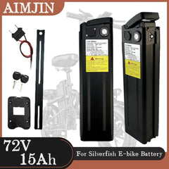 72V 15Ah Rechargeable Lithium-ion Battery Pack  For Silver Fish Style