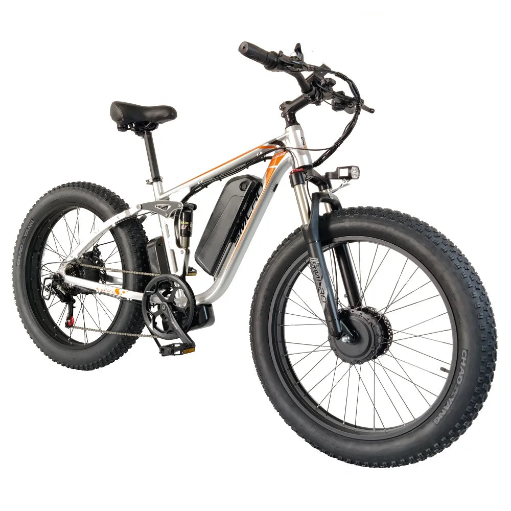 Electric Bicycle Double Motor Smlro V3 Pro 48v 26 Inch 16ah 22.4ah