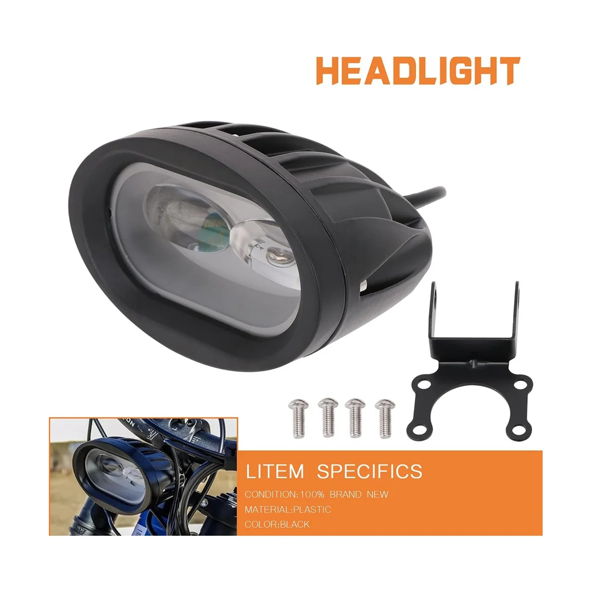 For Surron Light Bee X/S Segway X260/X160 Headlight, Motorcycle LED