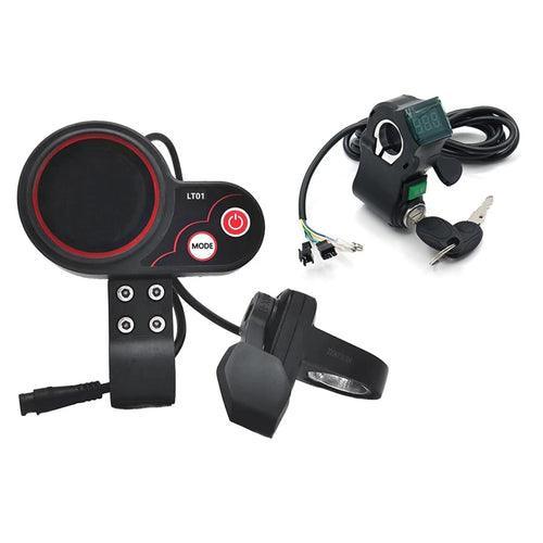 LT01 Display Thumb Throttle+Ignition Lock Key With Cruise For Kaabo