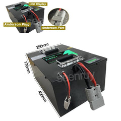 72V 110Ah Li-ion With Charger 100A 220A 340A Lithium Polymer Battery