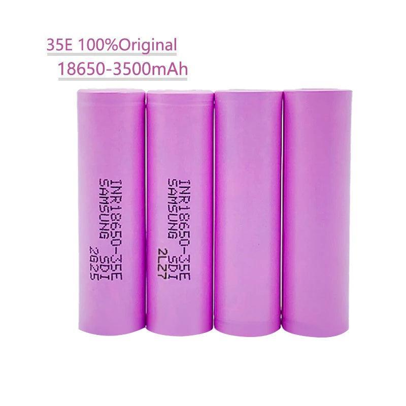 18650 Battery 100% Genuine INR18650-35E 3500mAh 3.7V 20A Rechargeable
