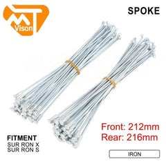 Wheel Spokes Nipples Motorcycle Accessories Iron 212mm Front 216mm