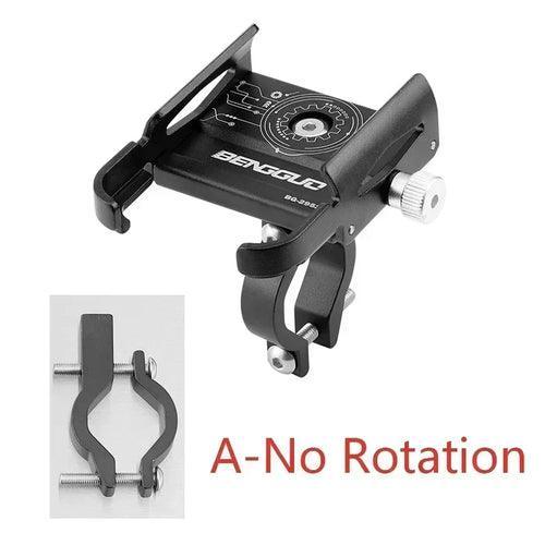 Bicycle Phone Holder 360° Rotation Aluminum Alloy MTB Bike Phone GPS