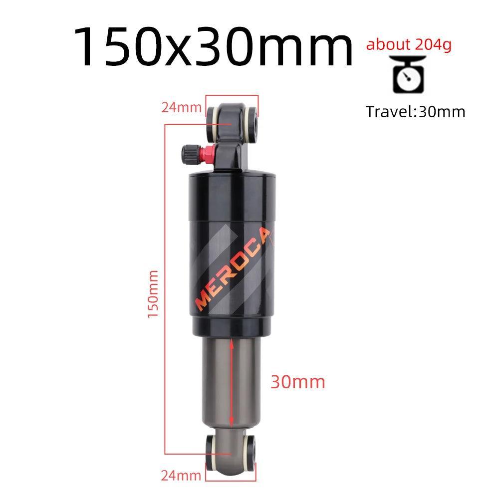 MEROCA Mountain Bike Air Shock Absorber 125mm/150mm/165mm/190mm/200mm