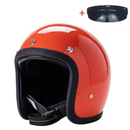 TT&COCASCOS 500TX Vintage Motorcycle Open Face Helmet Japan Technology