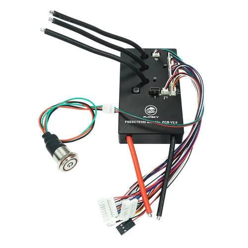 Flipsky 48V 60V 72V 75V 84V 100A FSESC 75100 V2.0 with Power Switch