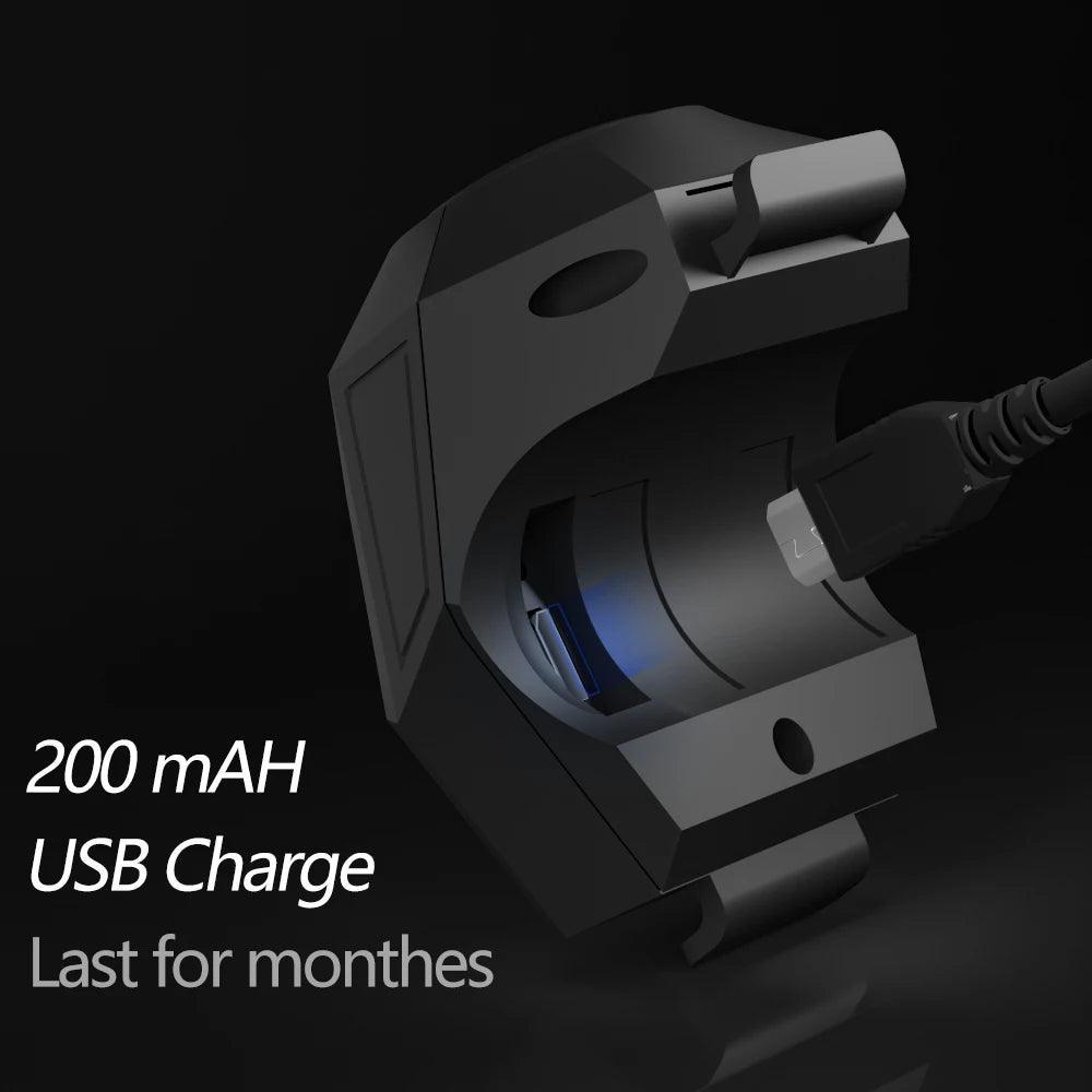 Bike Electronic Horn Bell USB Rechargeable Bicycle Handlebar Cycling