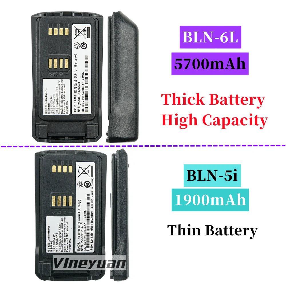 15PCS 3.7V 5700mAh Battery R9-5iH for EADS THR9 Li-ion Battery EADS