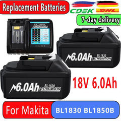 18V 6.0Ah Powerful Replacement For Makita Compatible Makita Battery