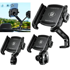 Aluminum Motorcycle Phone Holder Mount Moto Bicycle Handlebar Bracket