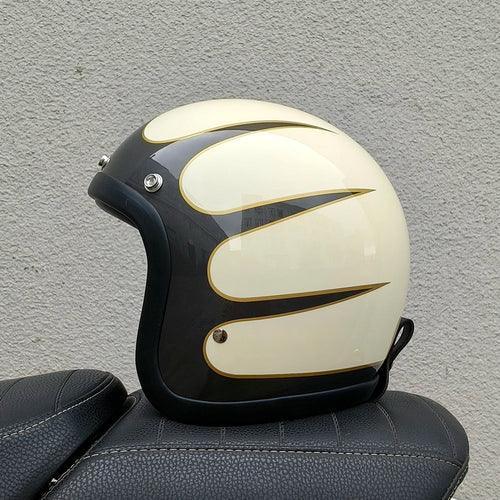 TT&COCASCOS 500TX Vintage Motorcycle Open Face Helmet Japan Technology