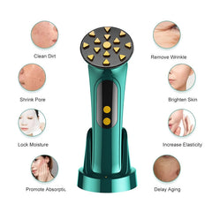 EMS Facial Massager LED Light Anti Aging Wrinkle Facial Beauty