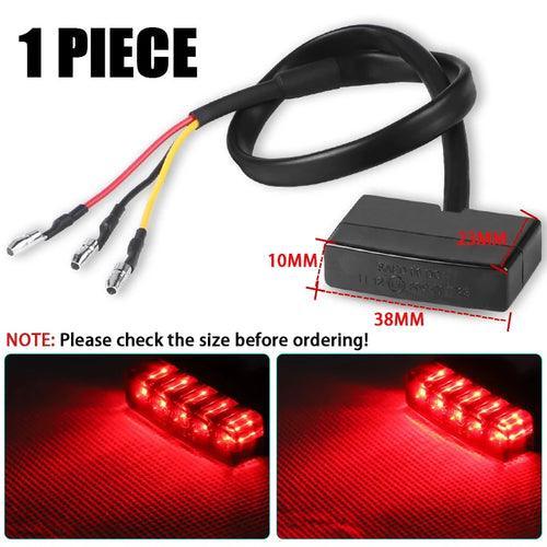Motorcycle Tail Light LED Motorbike Rear Brake Lamp Stop Brake Light