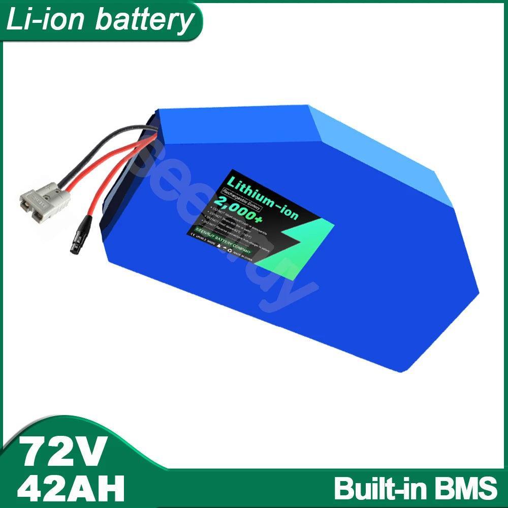 SEENRUY 72V 42AH Li-ion 10000W Triangle Lithium Polymer Frame Polygon