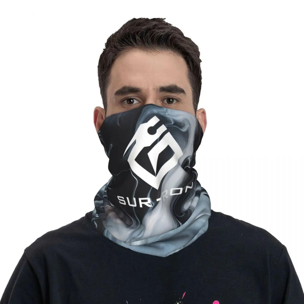 Sur Ron 3 Wht Pullover Hoodie Bandana Neck Gaiter Motorcycle Club