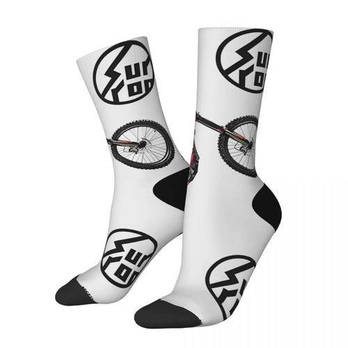 Funny Crazy Sock for Men SURRON Sticker Hip Hop Vintage Surron Happy