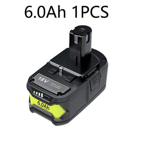 6Ah For RYOBI P108 18V One+ Plus Battery 18 Volt Lithium-Ion Power