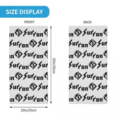 Sur Ron 2 Wht Sticker Motocross Bandana Neck Cover Printed Surron Wrap