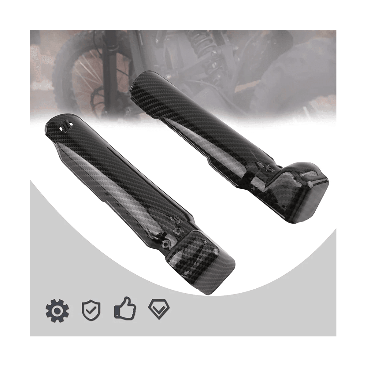 Front Fork Guards Cover Shock Protection for Sur Ron Surron Light Bee