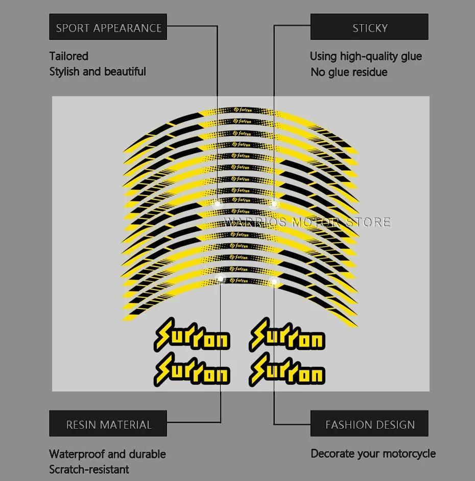 For Surron Light Bee X/S/LBX Segway X260 X160 Motorcycle Wheel Sticker