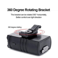 Bicycle Light T6 LED Front USB Rechargeable MTB Mountain Bicycle Lamp