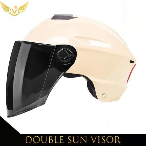 V Electric Scooter Helmet Summer Vespa Chopper Motorcycle Helmets