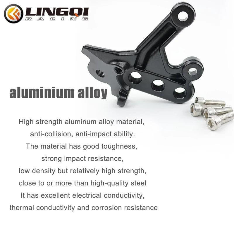 LINGQI RACING Motorcycle Foot Bracket Sur Ron Foot Pegs Bracket