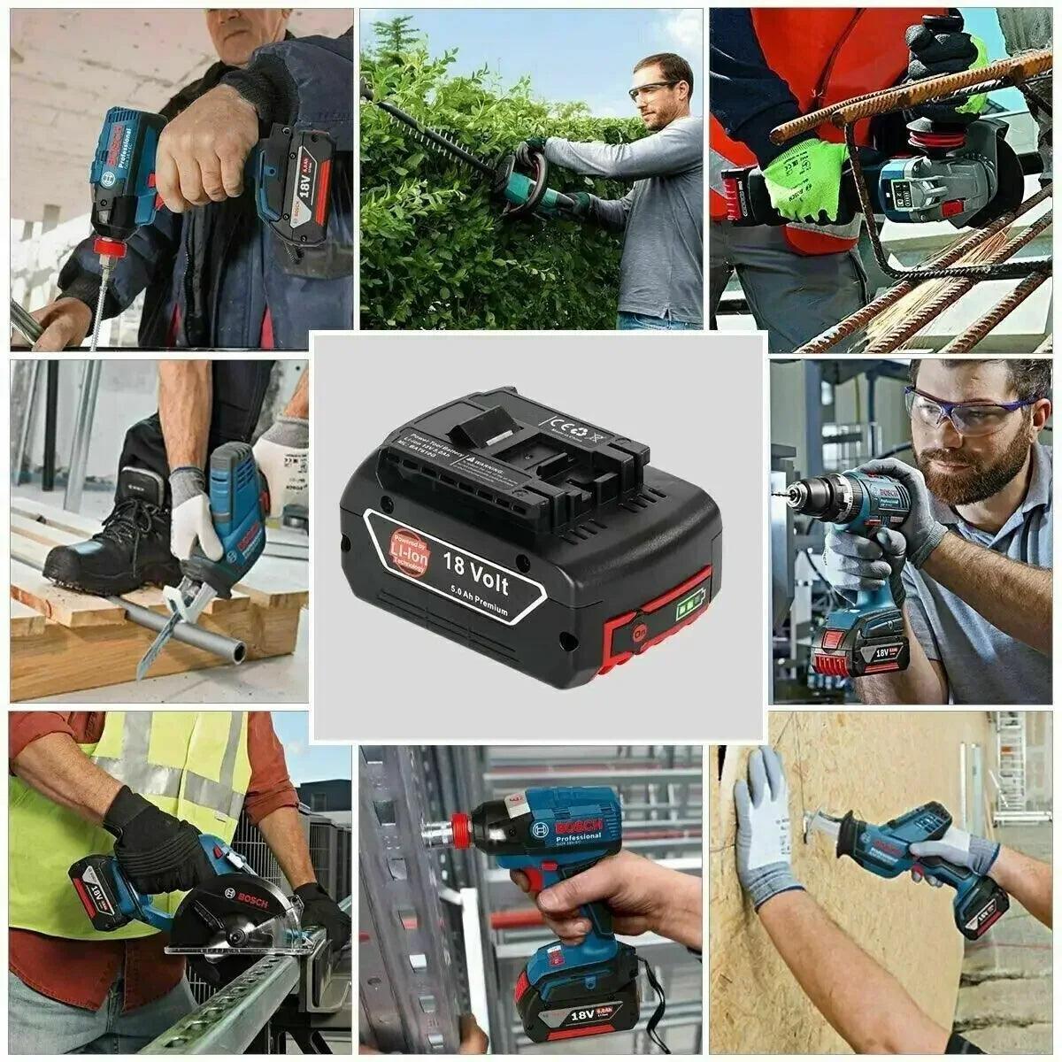 High-Performance For BOSCH 18Volt 6.0Ah LITHIUM-ION BATTERY GBA18V