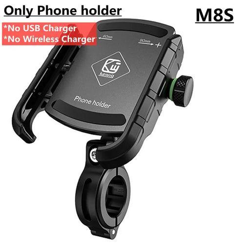 Aluminum Motorcycle Phone Holder Mount Moto Bicycle Handlebar Bracket