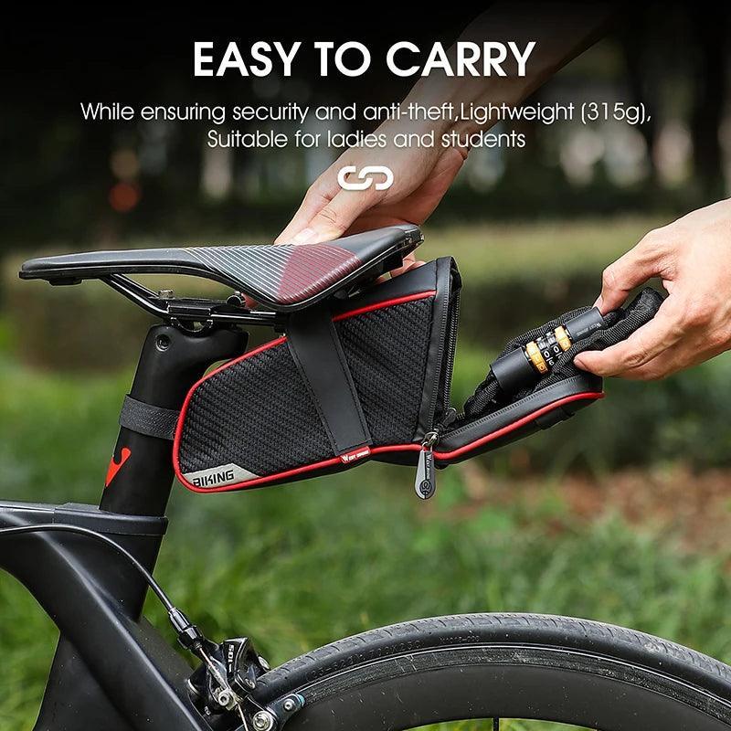 WEST BIKING Anti-theft MTB Road Bike Password Lock Portable Safety