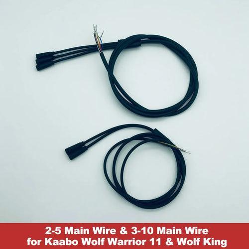 Wolf GT Main Wire Cables Mainline TFT Minimotors Line for Kaabo Wolf