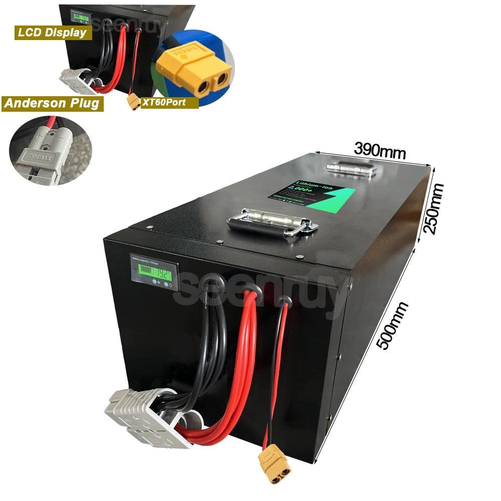72V 300AH Li ion With Charger Lithium Polymer Battery Perfect For 13KW