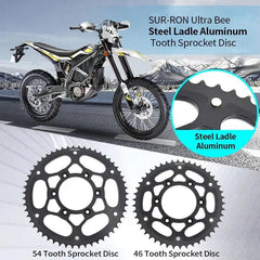 For Surron Ultra Upgraded Sprocket Steel Material with Enhanced