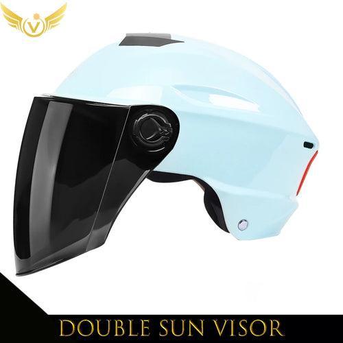 V Electric Scooter Helmet Summer Vespa Chopper Motorcycle Helmets