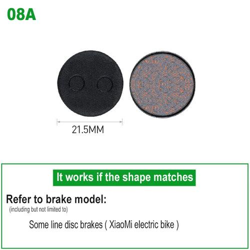 1 Pair Bicycle Disc Brake Pads Semi-Metallic Hydrauli Disc Brake Pad