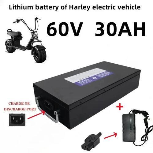 Harley B brand new 60V 20ah-100ah waterproof lithium battery pack,