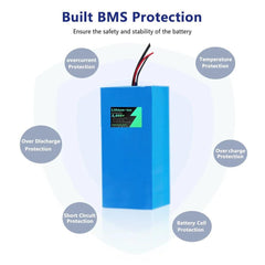 24v 30AH Li-ion Lithium Iron Phosphate Battery Pack Built in BMS