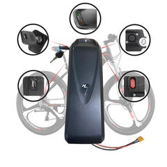 Hailong electric bicycle polyester DP-9, BMS 18650 battery, 1000W
