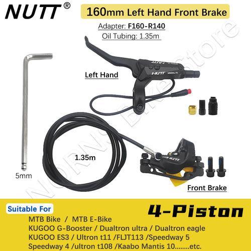 NUTT 4 Piston Y-5 Electric E-Bike Scooter Disc Brake Hydraulic Bicycle