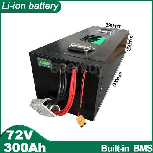 72V 300AH Li ion With Charger Lithium Polymer Battery Perfect For 13KW