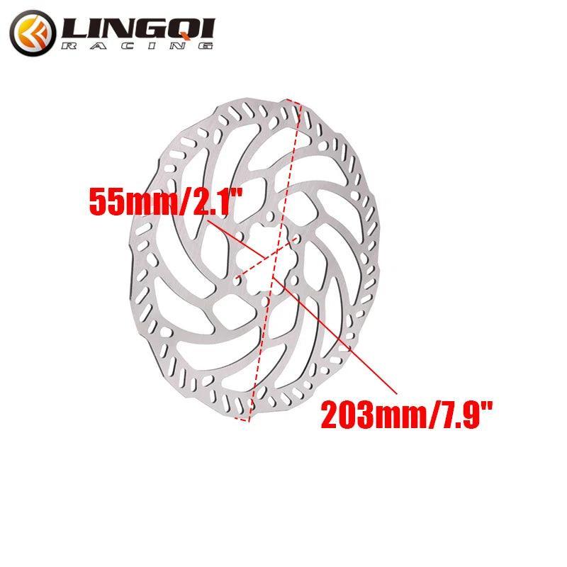 LingQi Dirt Bike Parts Motorcycle Electric Dirty Bike Front Brake Disc