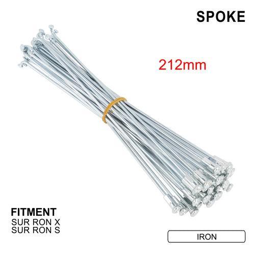 Wheel Spokes Nipples Motorcycle Accessories Iron 212mm Front 216mm