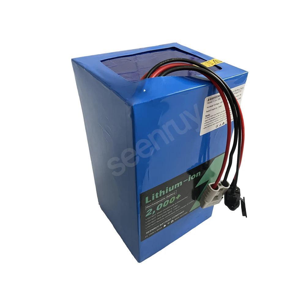 60V 50Ah 150A Li ion With Charger Lithium Polymer Battery Perfect For
