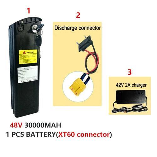 48V 30000mAh lithium-ion battery pack 20Ah suitable for silver fish