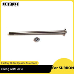 OTOM Motocross Rear Fork Mid.Shaft Swing Arm Axle With Nut Screw