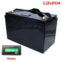 12V150Ah 160Ah LiFePO4 Battery LCD Built-in BMS Solar Power System RV