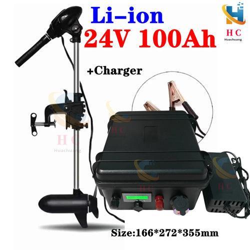 24v 100ah Li-ion battery pack 24V lithium battery pack 100Ah