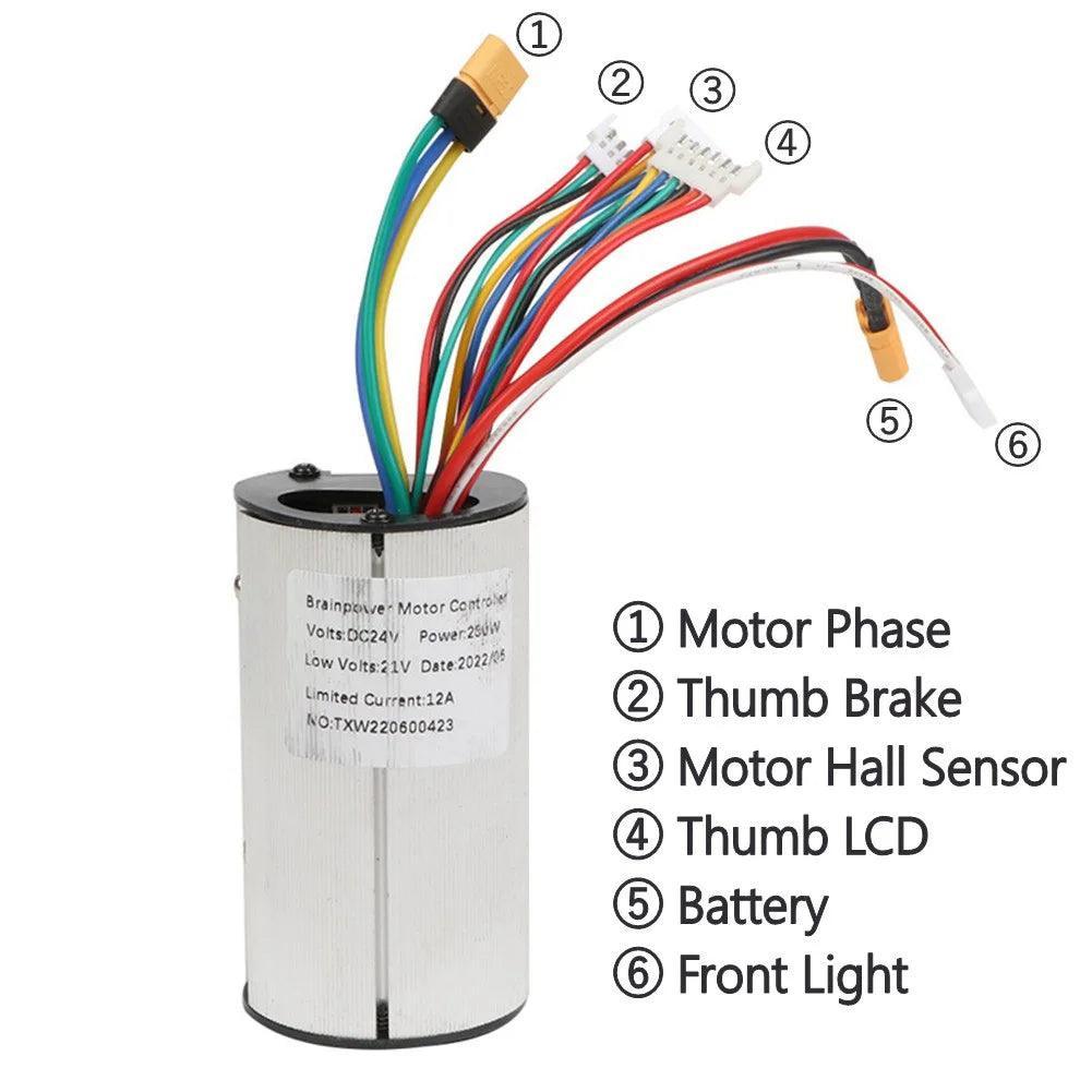 24V 36V Electric Bicycle Controller Brake LCD Display Set Electric