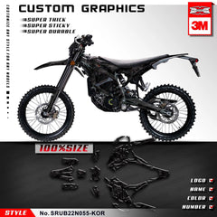 KUNGFU GRAPHICS Adhesives Stickers Custom Decal Kit Full Wrap for